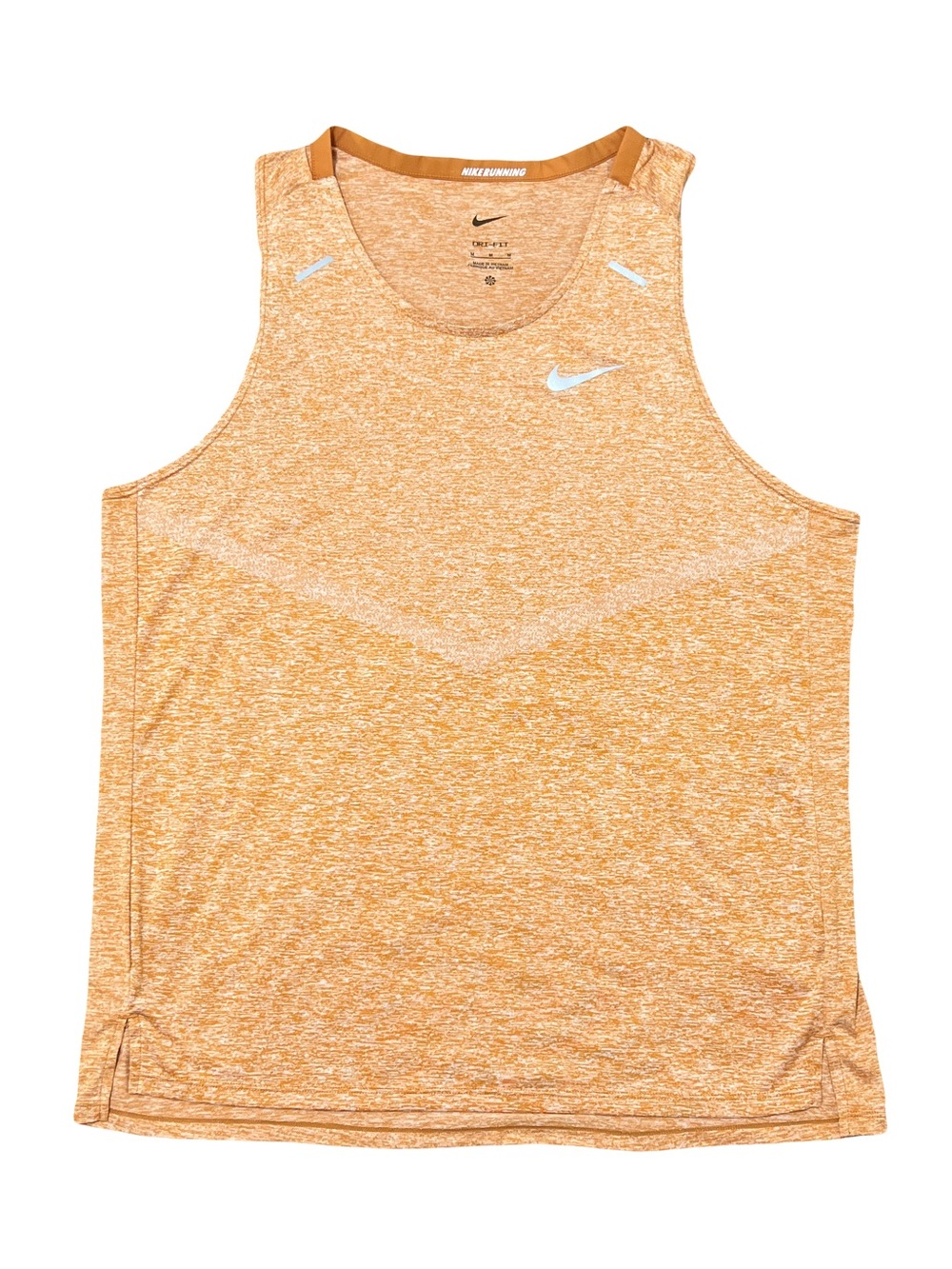Nike Men's Dri-FIT Rise 365 Running Tank | Sport Spice / Heather | Medium